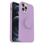 OtterBox Slim and Sturdy Case + Pop with MagSafe for iPhone 12 Pro Max (iPhone 12 Pro Max, Purple Rose)