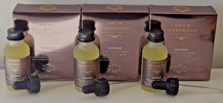 3 x Grow Gorgeous Original Hair Density Growth Serum Intense 30ml New & Boxed