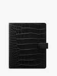 Filofax Classic Croc A5 Organiser, Ebony