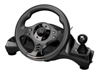 Nitho Drive Pro V16 - Ratt- Och Pedaluppsättning - 16 Knappar - Kabelansluten - För Pc, Sony Playstation 3, Microsoft Xbox One, Sony Playstation 4, Nintendo Switch, Microsoft Xbox Series S, Microsoft Xbox Series X