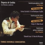 Leo Brouwer, Costas Cotsiolis, Eduardo Isaac, Marcelo Nisinman, Odair Assad, Sergio Assad, Astor Piazzolla, Edino Krieger  3 Double Concertos For Guitar  CD