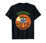 Star Wars Halloween Boooop Pumpkin Cute R2D2 Big Retro Frame T-Shirt