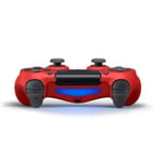 Langaton PS4 Bluetooth -ohjain DUAL Motor Vibration 4.0 Red / Lava Red