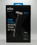 Braun Series XT3 Shaver 4D One Tool Shave Trim Style Mens Shaver - New