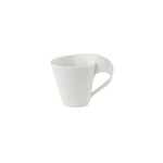 Villeroy & Boch 1025251420 New Wave Mocha/Espresso Cup, 80 ml, Premium Porcelain, White