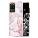 Pink Gold Tpu -Kotelo On Yhteensopiva Samsung Galaxy S20 Ultran Kanssa