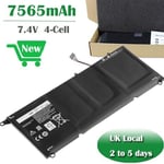 90V7W Battery for Dell XPS 13-9343 13-9350 P54G Notebook ORRP ON7T6 5K9CP 7.4V