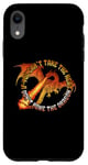 Coque pour iPhone XR Un jeu de rôle si vous ne pouvez pas supporter la chaleur : Funny Dragon Men Boys