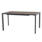 Table haute extensible de jardin Évasion Seigle effet bois & Graphite - Seigle / Graphite - Hespéride