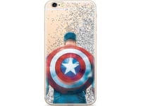 Ert Case Liquid Glitter Marvel Captain America 002 Samsung Galaxy A10e Standard