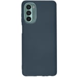 Case for Motorola Moto G62 5G Silicone Matte Finish Smudge proof Navy