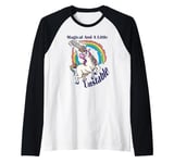 Magical And A Little Unstable Mythical Creatures Arborist Raglan Baseball Tee