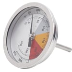 0-300℃ 1/2in NPT Stainless Steel Grill Thermometer Oven Temperature Meter UK