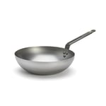 Wok en tôle d'acier Mineral B 24 cm De Buyer