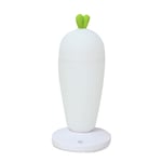 Portable Carrot Lamp Children Night Light Rechargeable Led White