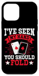 Coque pour iPhone 12 mini Jeu de cartes de poker Jetons de jeu Bluff