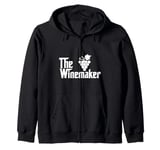 The Wine Maker Vineyard Winery wine making Grapes Winemaker Zip Hoodie