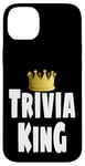 Coque pour iPhone 14 Plus Gagnant de la couronne de Funny Trivia King Night Game Player Lover