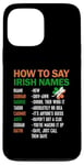 iPhone 13 Pro Max How To Say Irish Name Lucky Saint Patricks Day Shamrock Case