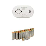 Life Saver Carbon Monoxide Alarm with Amazon Basics Batteries