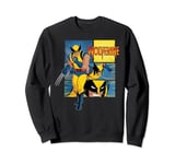 Marvel Studios X-Men ’97 Wolverine Claws Logo Action Panels Sweatshirt