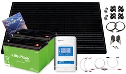 Solcellepakke Lithium 360W 200Ah