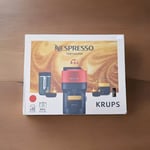 Nespresso Krups Vertuo Pop XN920540 Smart Coffee Pod Machine New