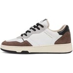 Baskets Crime London  sneakers low Timeless blanc et brun