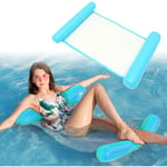 EINFEBEN Hamac Gonflable Piscine 4 en 1 Bouée Matelas Gonflable Facile pour Adultes Chaise de Lit Flottant Portable d'eau pour Mer Plage Piscine Bleu