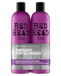 750 ml TIGI Dumb Blonde DUO Pack