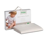 The Little Green Sheep Protège-matelas imperméable en coton biologique pour lit bébé, surmatelas doux et absorbant, ovale 60x75cm (pour Stokke Mini Cot)