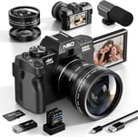 NBD 4K Digital Cameras for Photography - 48MP/60FPS Video Camera for Vlogging, &