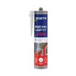 Bostik FIXPRO – Mastic Colle de Fixation MSP 117 Conditions Extrêmes – Intérieur/Extérieur – Collage Même Sous la Pluie – Mastic Hybride Polymère – Blanc – 1 Cartouche 290 ml