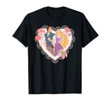 Disney Princess Rapunzel & Flynn Rider Valentine’s Day Heart T-Shirt