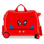 Marvel Spiderman Protector Valise Enfant Rouge 50x39x20 cms Rigide ABS Serrure à combinaison latérale 34L 1.8 kgs 4 Roues Bagage à Main