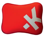 Skross Travel Pillow, Röd, Vuxna, Unisex, Polyuretan, Bomull/Polyester, Buss, Bil, Flygresa