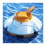 Robot aspirateur de piscine autonome Bestway Frisbee orange pour piscine à fond plat - Orange