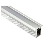 Barcelona Led - Profilé en aluminium encastrable pour ruban led - 13x12mm -