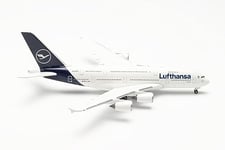 herpa Maquette Lufthansa Airbus A380 – D-AIMK Düsseldorf, echelle 1/500, Model, pièce de Collection, d'avion sans Support, Figurine Metal Miniature, 533072-001