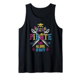 Pansexual Pirate I Like All Kinds Of Booty LGBTQ Month Pans Tank Top