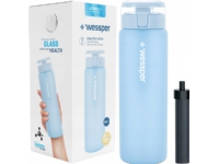 Wessper vattenflaska i glas WESSPER ActiveMax 680ml blå