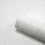 Belgravia Tiffany White Modern Textured Wallpaper Luxury Heavyweight Vinyl