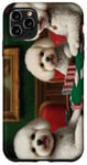 iPhone 11 Pro Max Dogs Playing Poker Bichon Frize Bichon Frize Dog breed Case