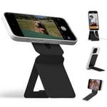 MOFT Tripod for iPhone 16/15/14/13/12 Series, Snap Invisible Phone Tripod Stand with 3 Modes for Self-vlogging, Browsing, Macro Photography, Video Call, Portable Lightweight Phone Stand, Jet Black