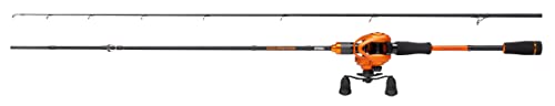 Mitchell Colors MX Combo Ensemble Canne et Moulinet Casting pour la pêche des carnassiers au leurre, Bonne qualité, légère et sensbile 198 cm Orange