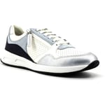 Chaussures Geox  Bulmya Sneaker Donna White Blue D36NQB0BCC0270