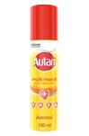 Autan Mosquito & Insect Repellent Spray, Travel Essentials, Suitable For Kids, DEET Free Formula, Up to 8 Hours Protection against Mosquitoes, Biting Flies and Ticks, 100 ml