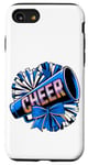 Coque pour iPhone SE (2020) / 7 / 8 Mégaphone Bleu et Pompons de l'Équipe de Cheerleading