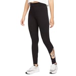 Nike Womens/Ladies Essential Printed High Waist Sports Leggings (Black) - Size X-Small