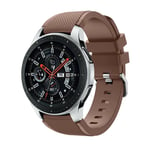 Samsung Galaxy Watch 46mm - Twill Silikon armband - passar handleden 140-215mm - Brun